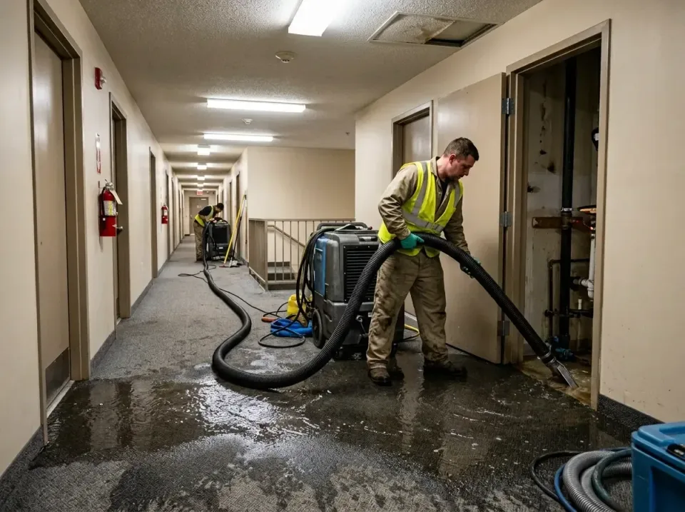 multi-unit-apartment-hallway-f-005 — frequently asked questions, Emergency Burst Pipe Water Extraction & Removal in Zumbrota…